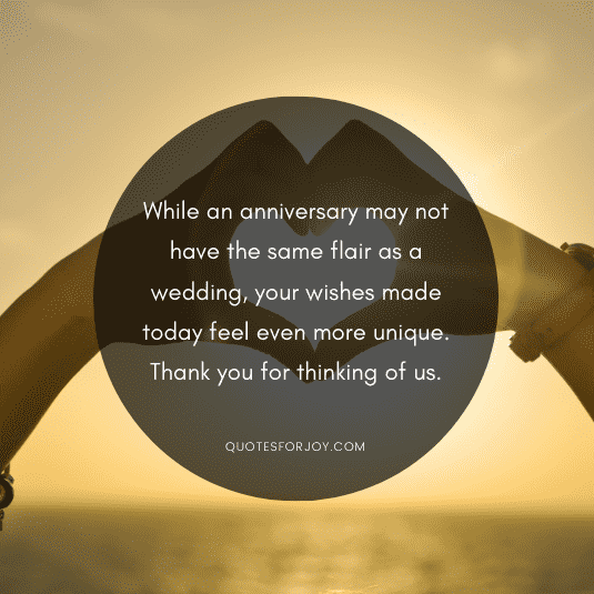 81 Lovely And Romantic Thank You Messages For Anniversary With Images