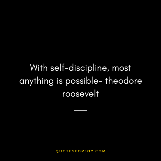 Hand picked 70+ Self Discipline Quotes & Sayings | With images