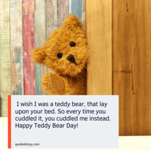 107 Adorable Teddy bear quotes For your love | with Images