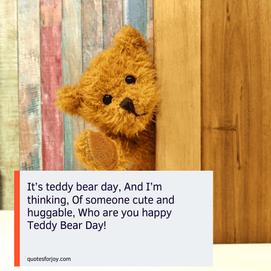 107 Adorable Teddy bear quotes For your love | with Images